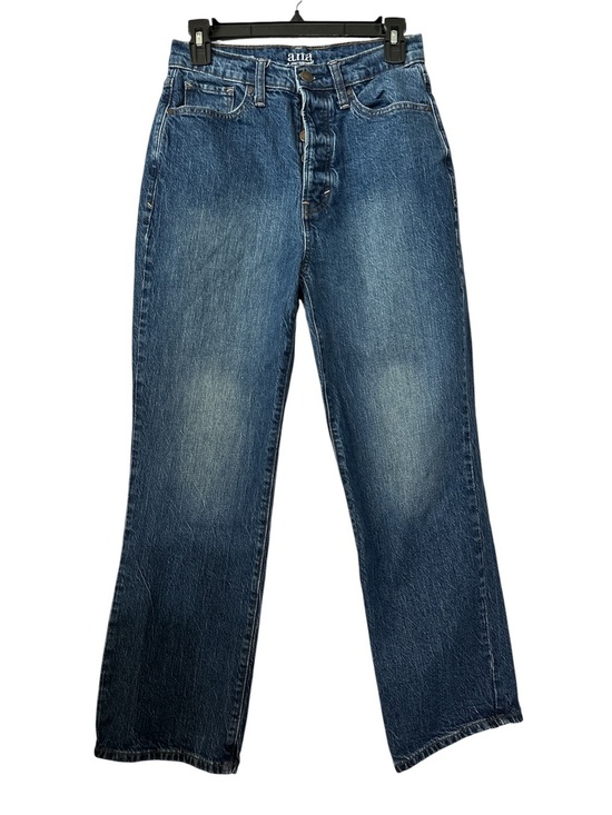 a.n.a Denim - a.n.a Denim Blue Straight Button Fly Size 4 Jeans